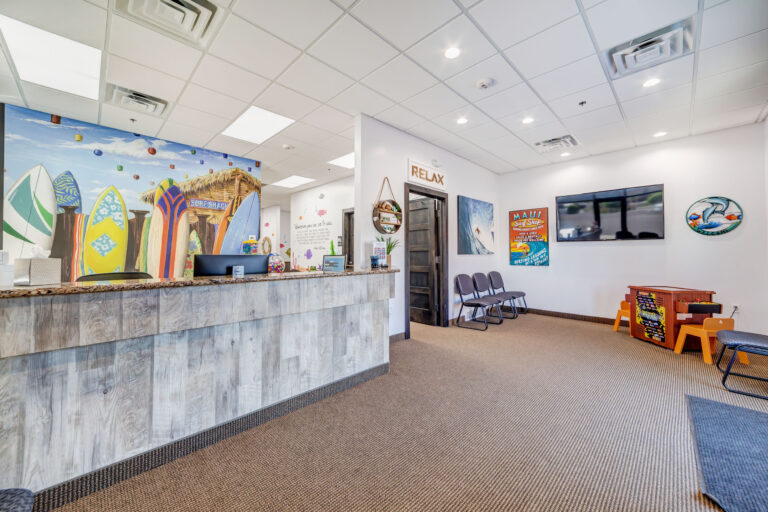 Waiting room for children and parents - Smart Pediatric Dentistry, Utah