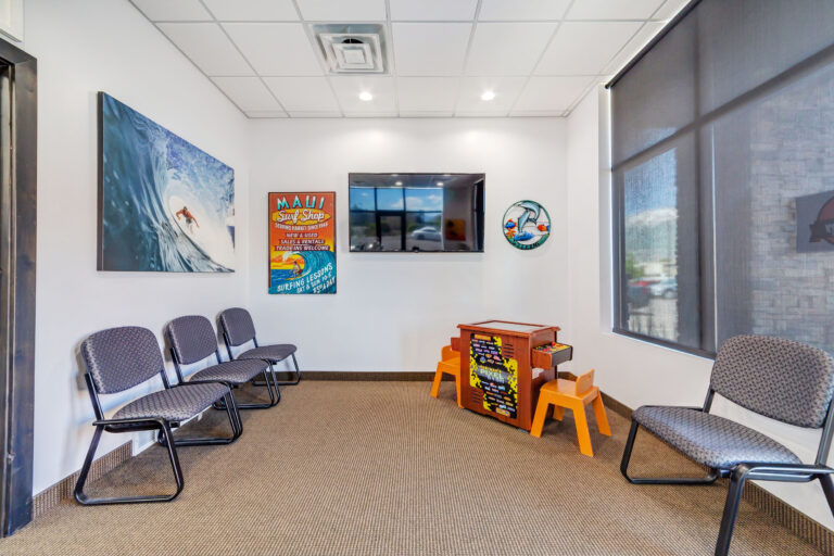 Children's play room while waiting for dentist - Smart Pediatric Dentistry, Utah