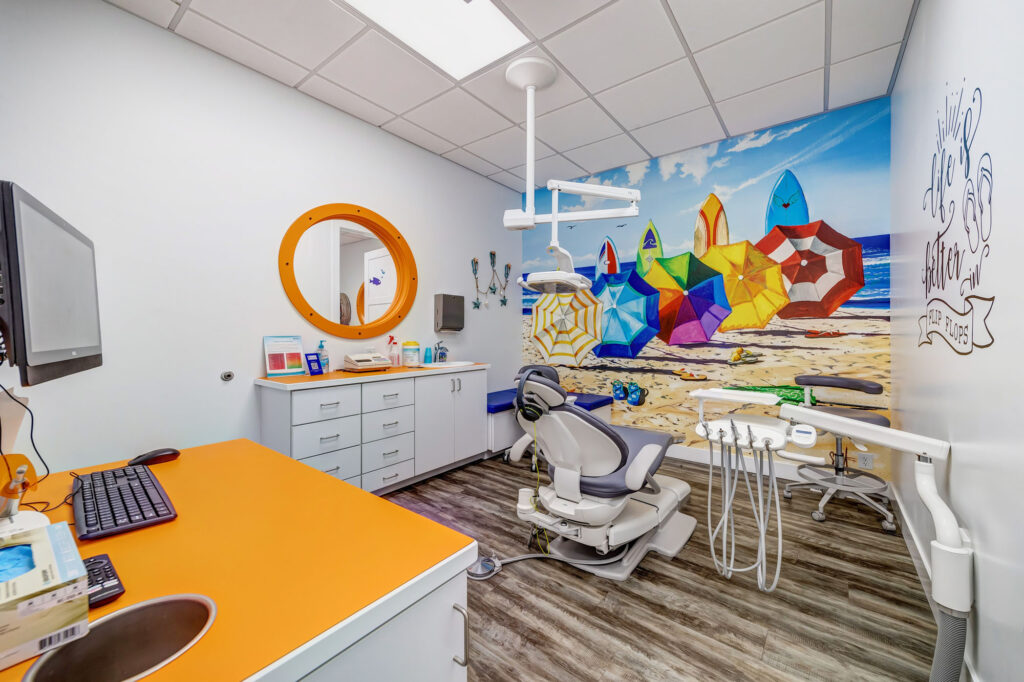 Beach themed dentistry office for kids - Smart Pediatric Dentistry, Utah