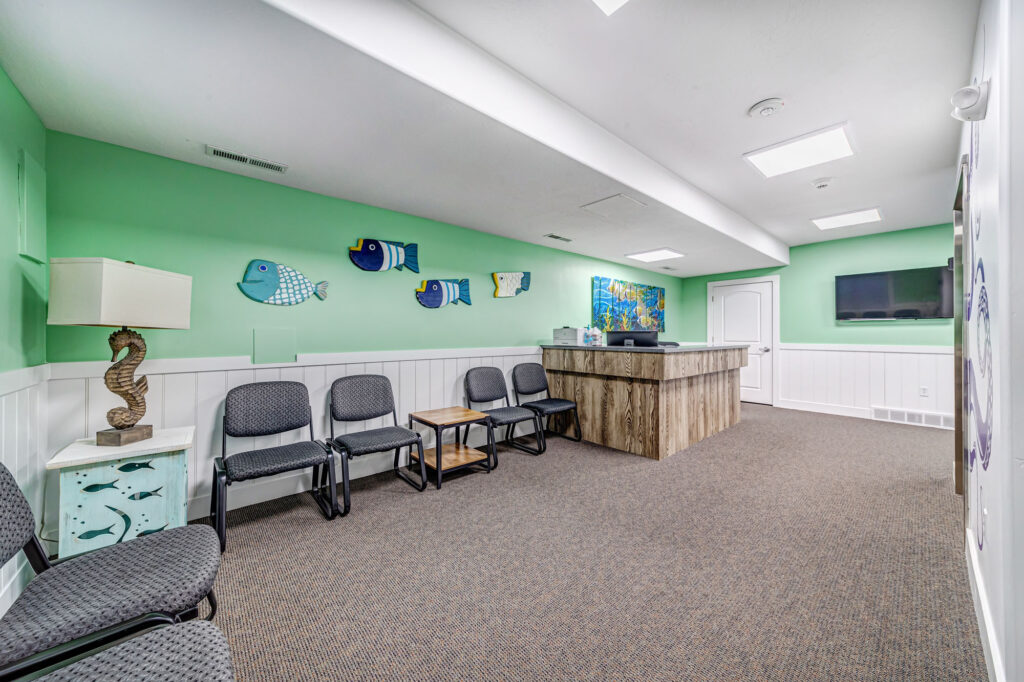 Waiting room for children - Smart Pediatric Dentistry, Utah