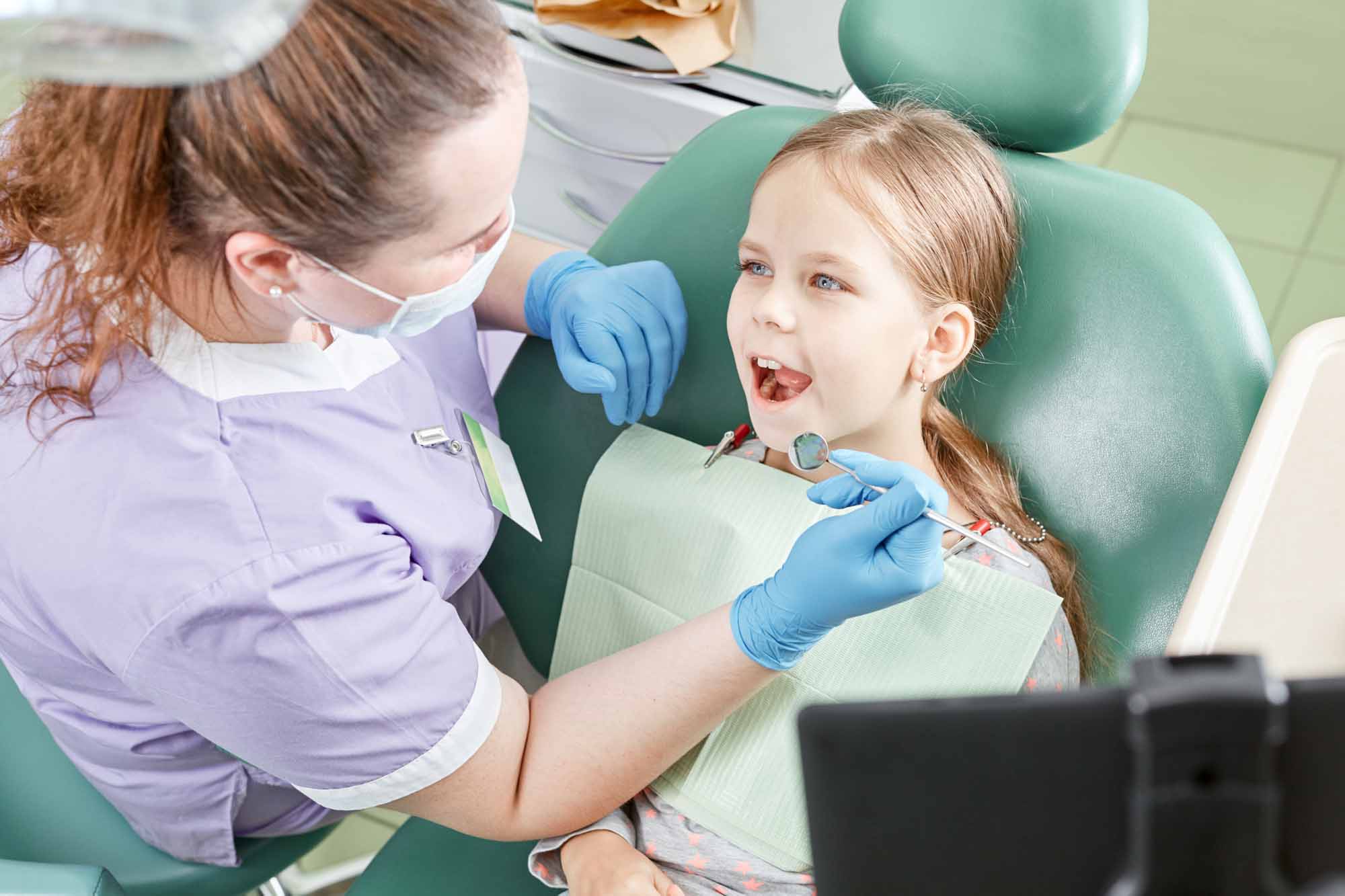 Child getting dental treatment - Smart Pediatric Dentistry, Utah