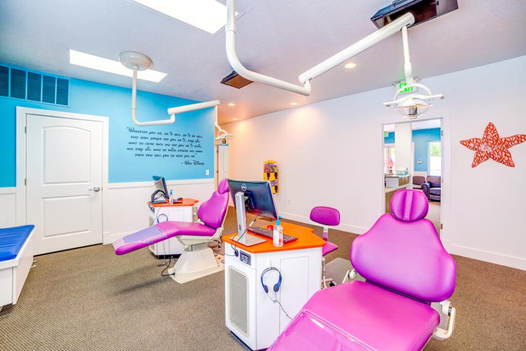 Dental room for pediatric examinations - Smart Pediatric Dentistry, Utah